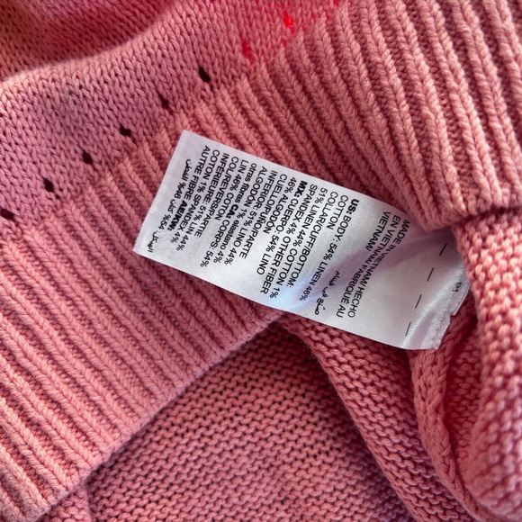 Chico's Women’s Linen Blend Coral Cardigan Sweater Sz 1 - Picture 9 of 10